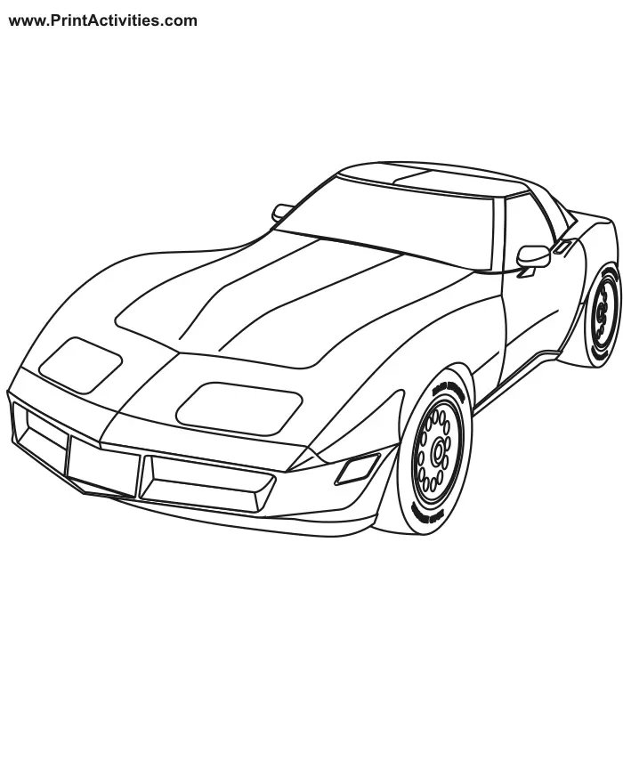 Car Coloring Pages 52