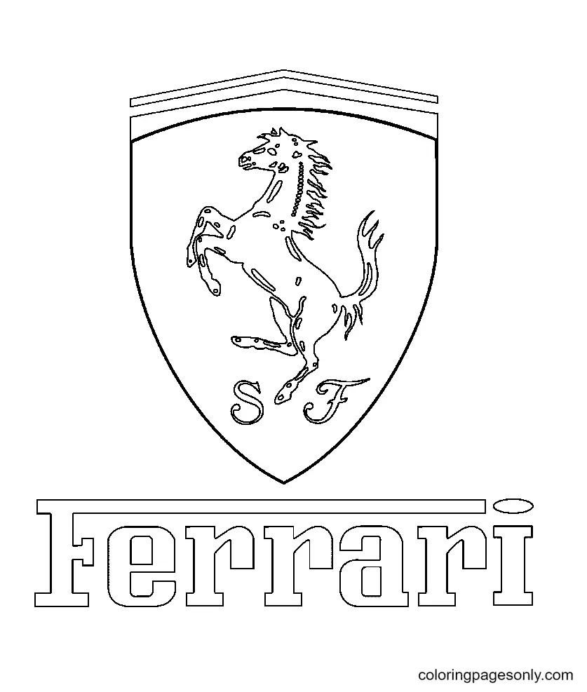 Auto-Logo Ausmalbilder 1