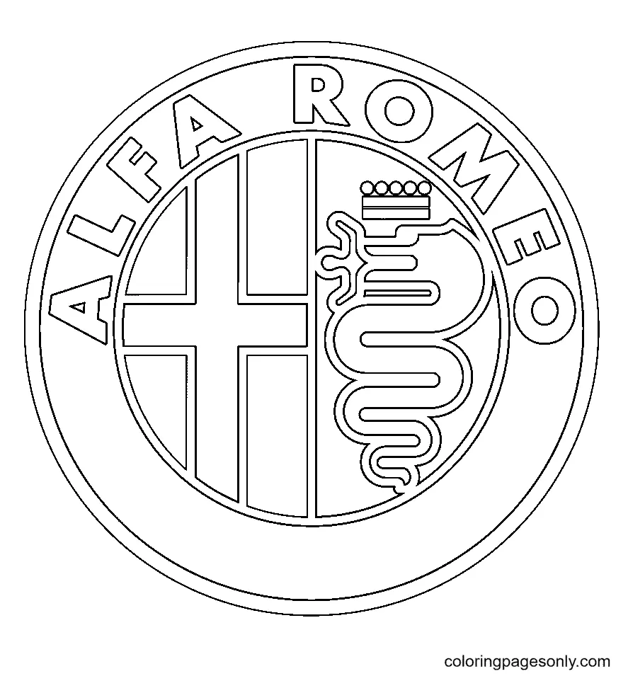 Auto-Logo Ausmalbilder 23