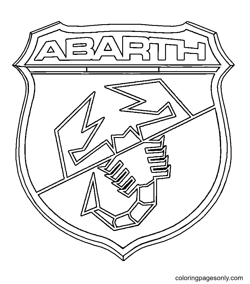 Auto-Logo Ausmalbilder 25