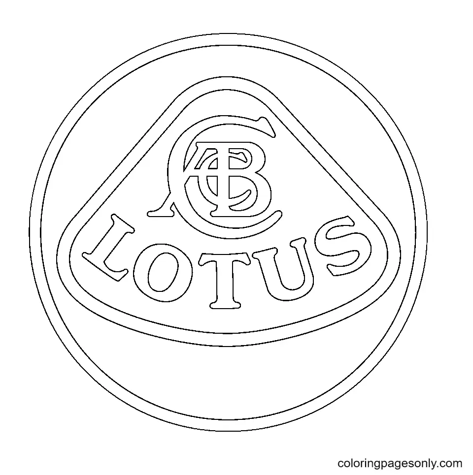 Desenhos de Logotipo de Carro Para Colorir 57