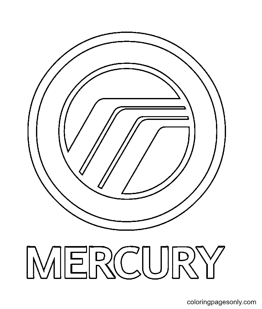 Desenhos de Logotipo de Carro Para Colorir 59