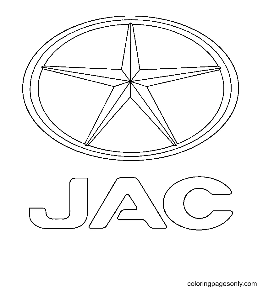 Desenhos de Logotipo de Carro Para Colorir 73