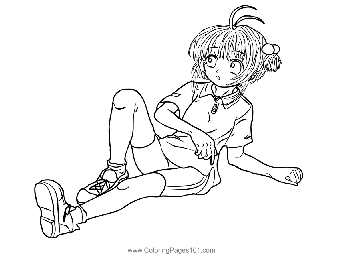 Cardcaptor Sakura para colorir 1