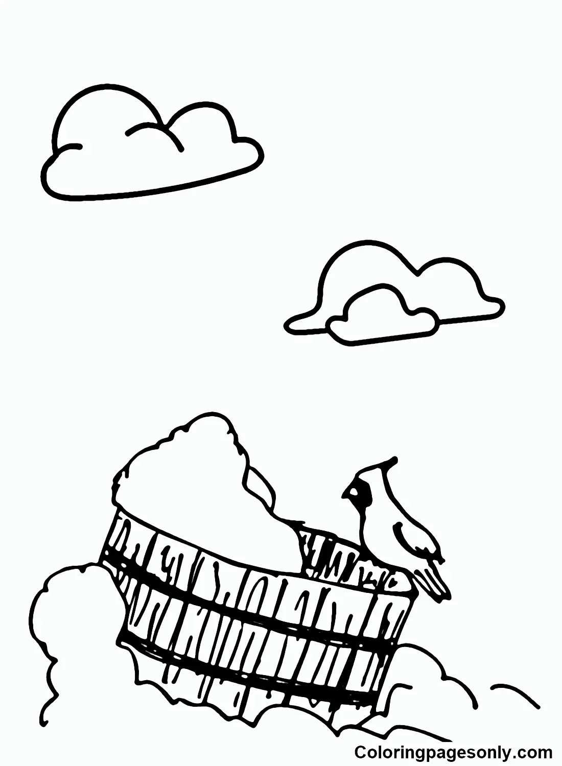 Desenhos de Cardeal Para Colorir 24