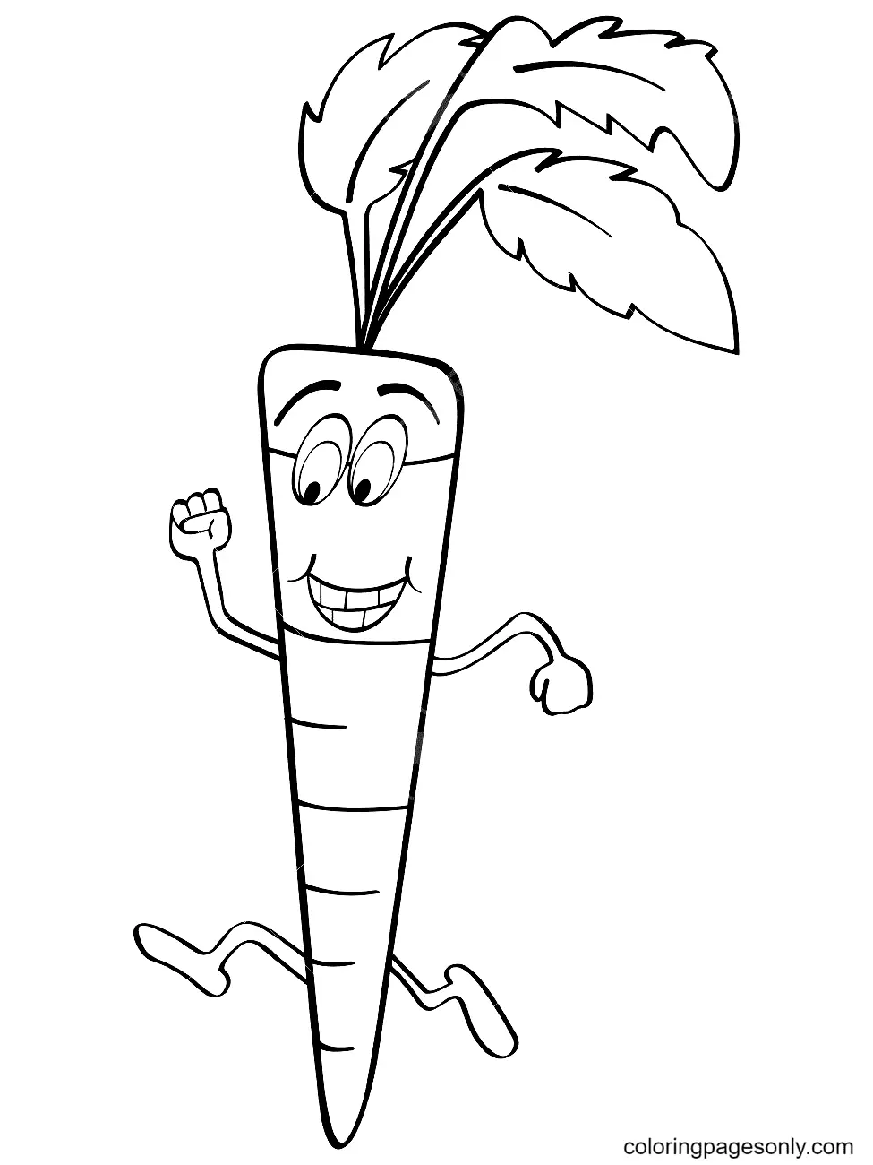Zanahorias Para Colorear 20