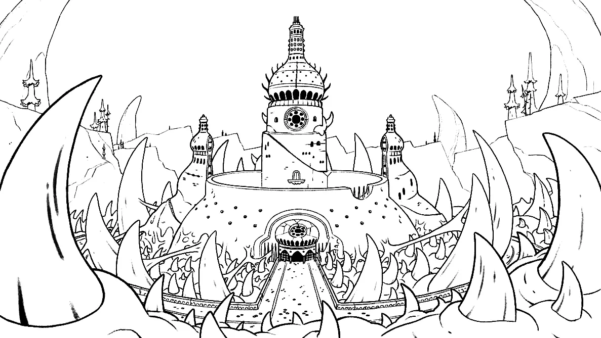 Desenhos de Castelo Para Colorir 20