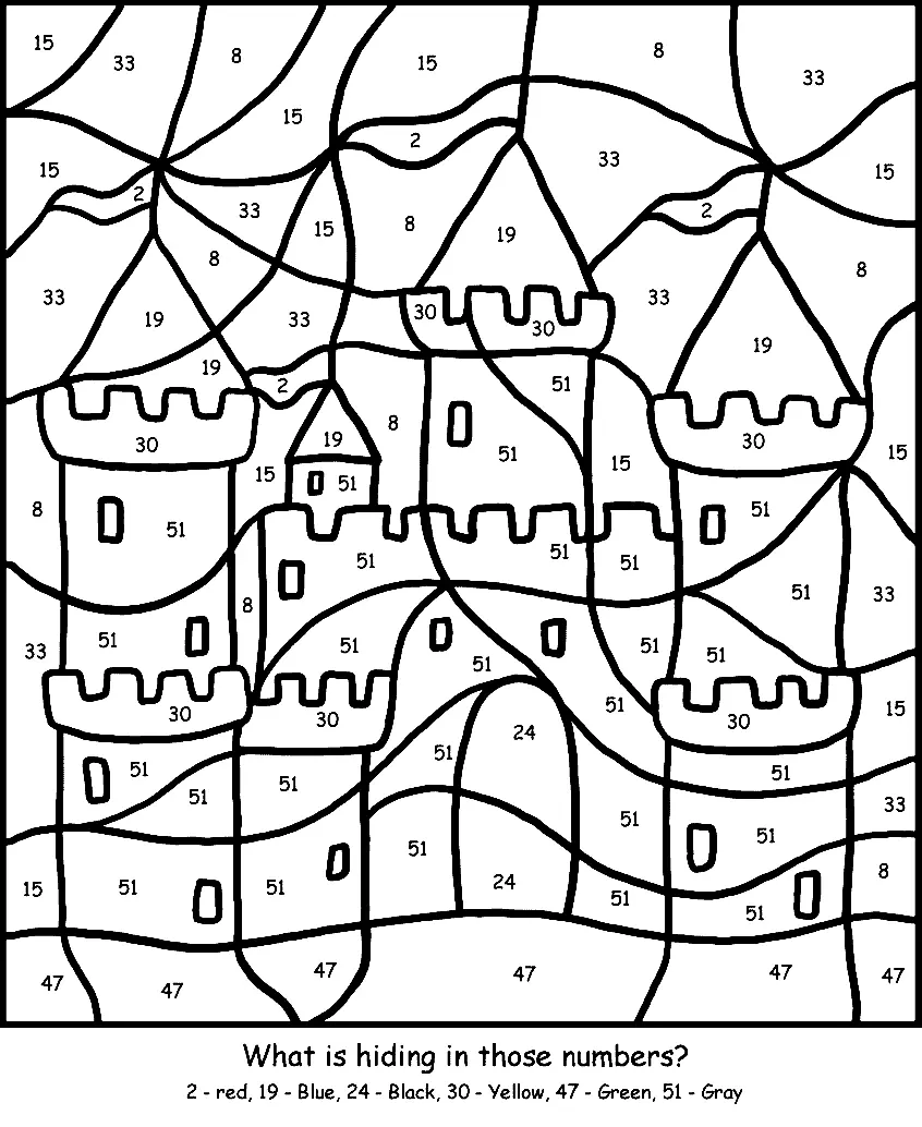 Desenhos de Castelo Para Colorir 6