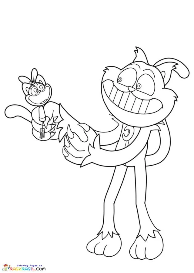 CatNap Coloring Pages 5