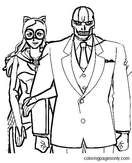 Catwoman Coloring Pages