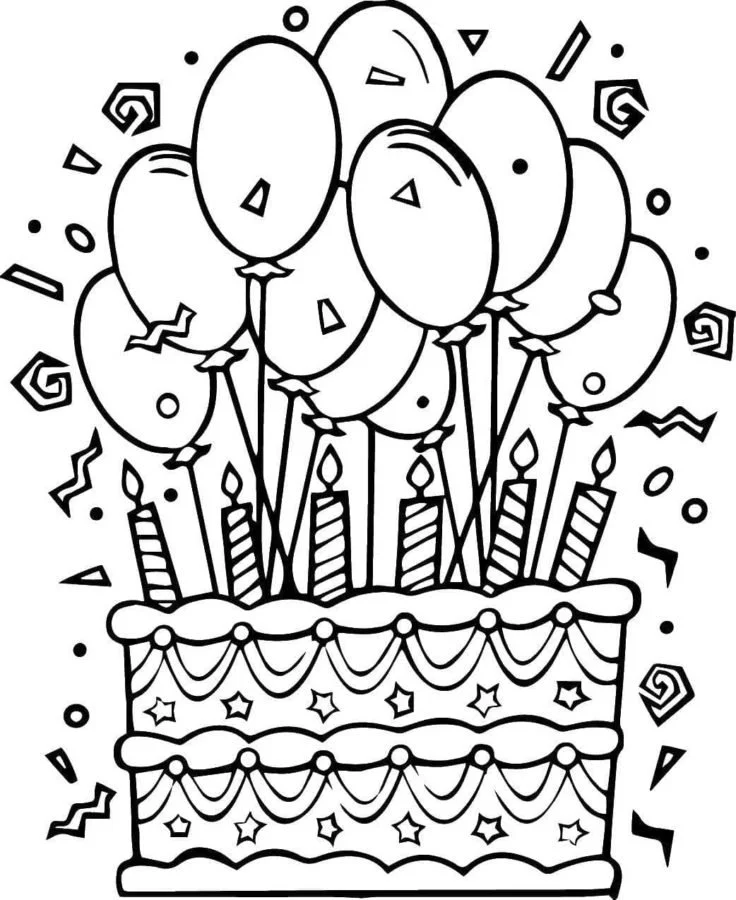 Celebration Coloring Pages 12