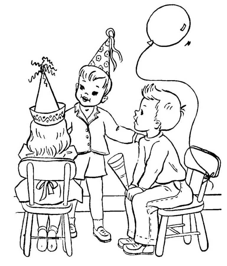 Celebration Coloring Pages 16