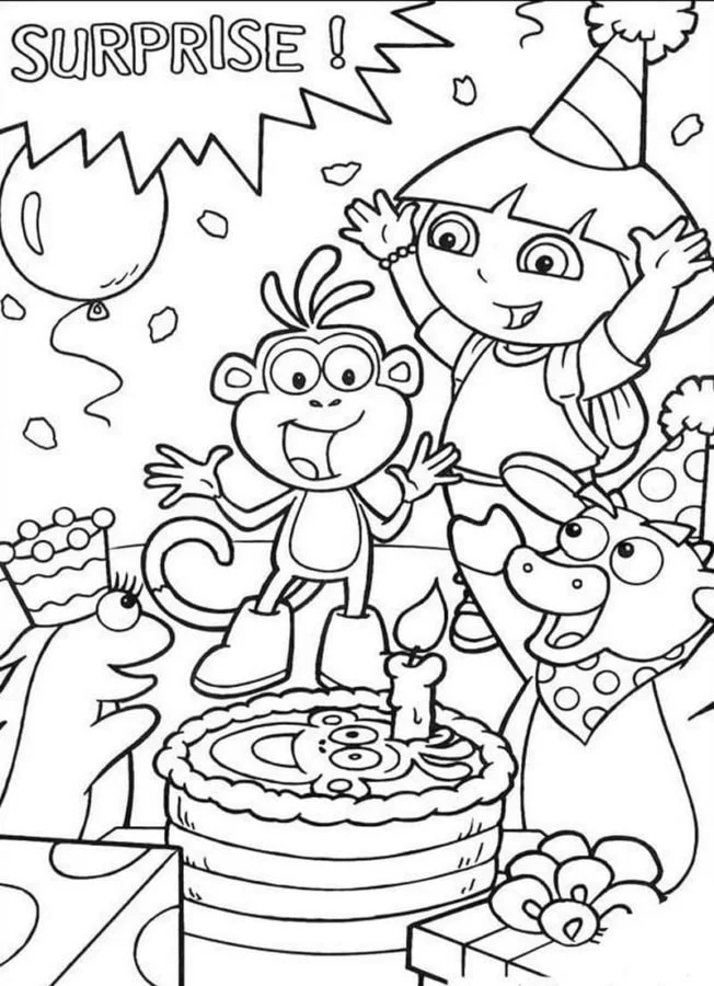 Celebration Coloring Pages 27