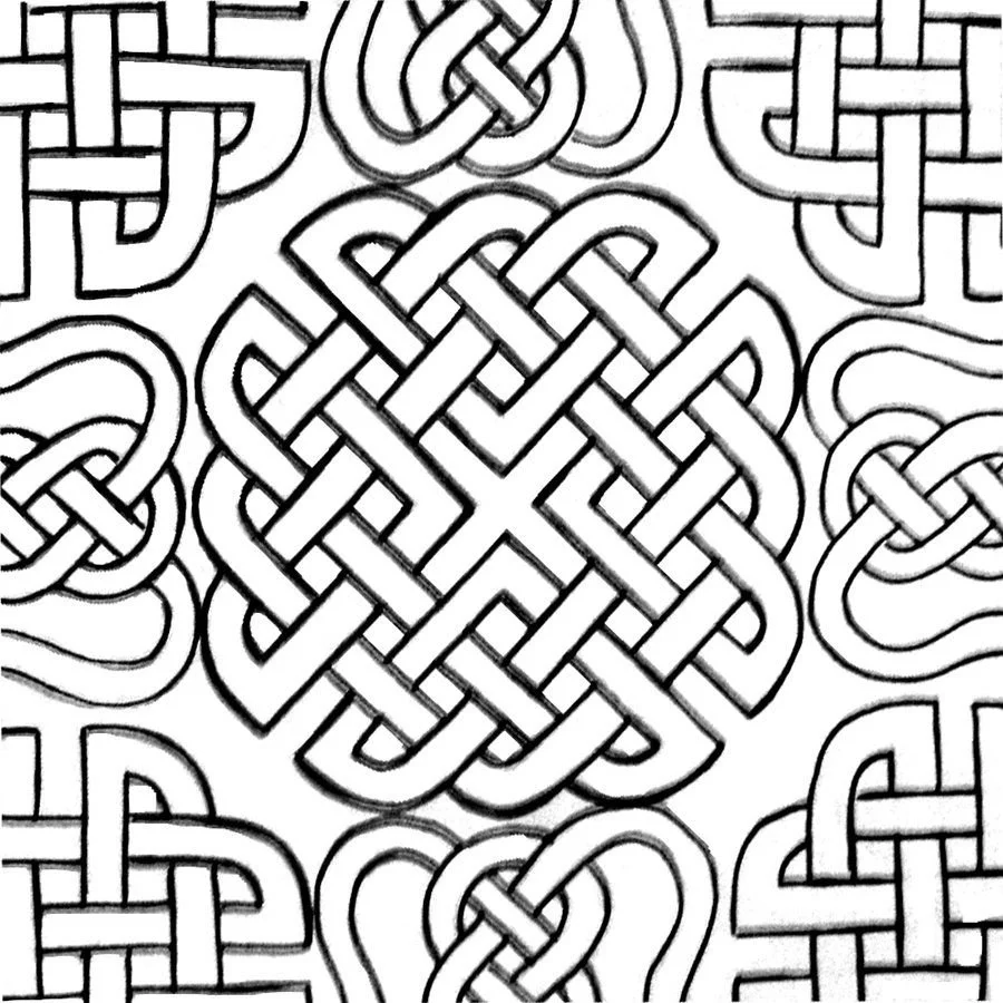 Keltische Knoten Ausmalbilder