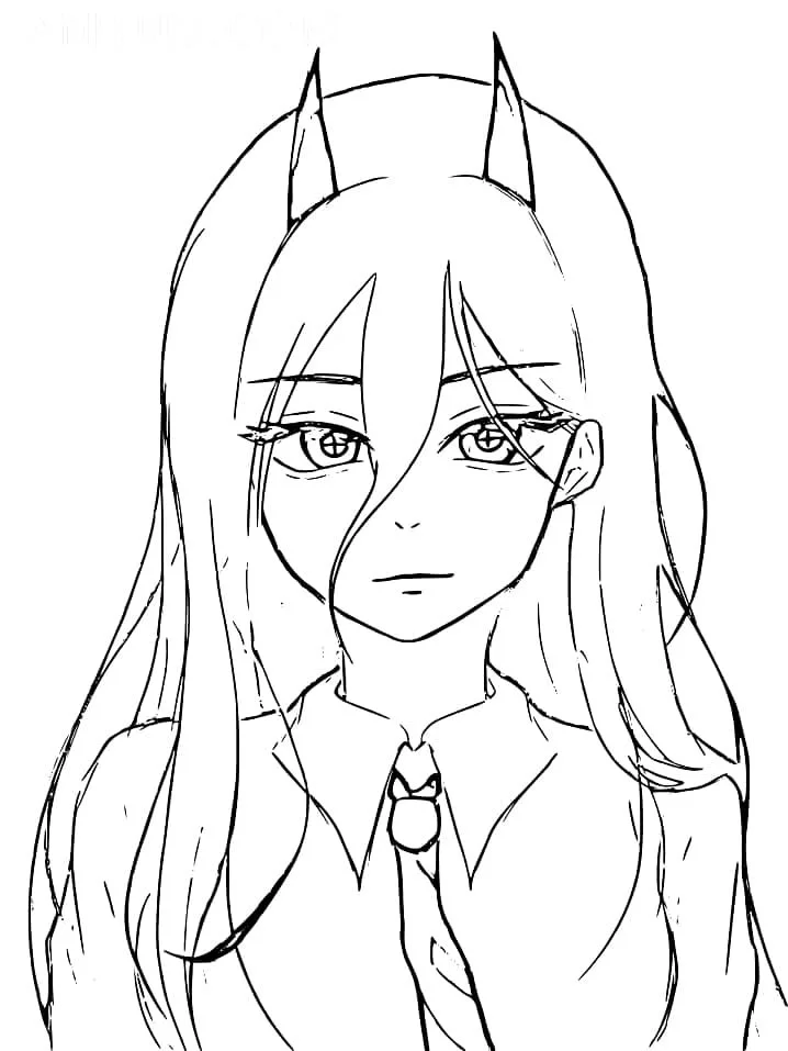 Chainsaw Man Coloring Pages 16