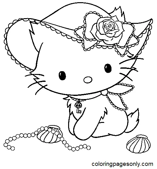 Charmmy Kitty Coloring Pages 1