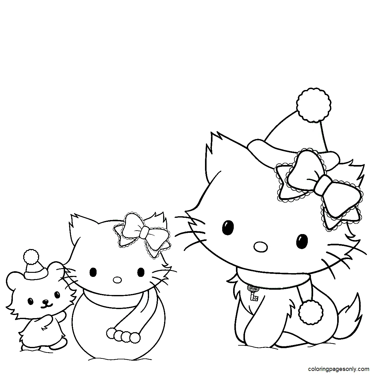 Charmmy Kitty Coloring Pages 10