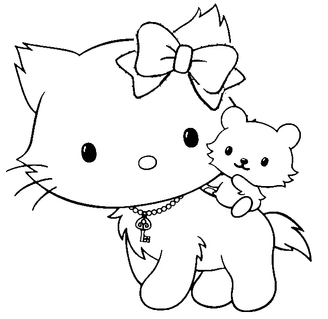 Charmmy Kitty Coloring Pages 11