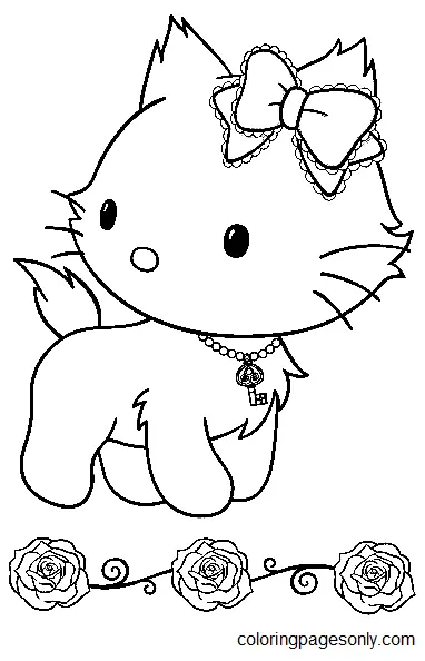 Charmmy Kitty Coloring Pages 12