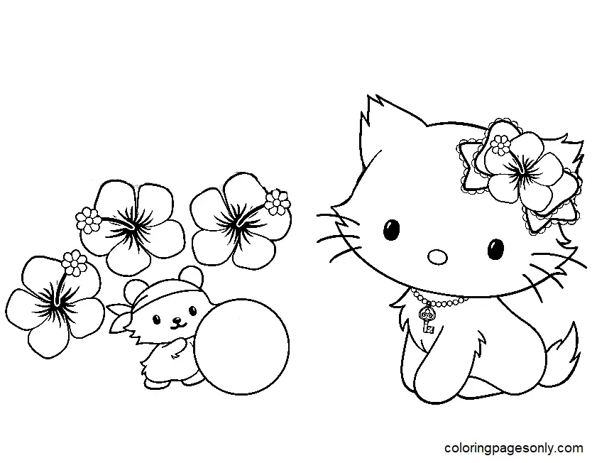 Charmmy Kitty Coloring Pages 13