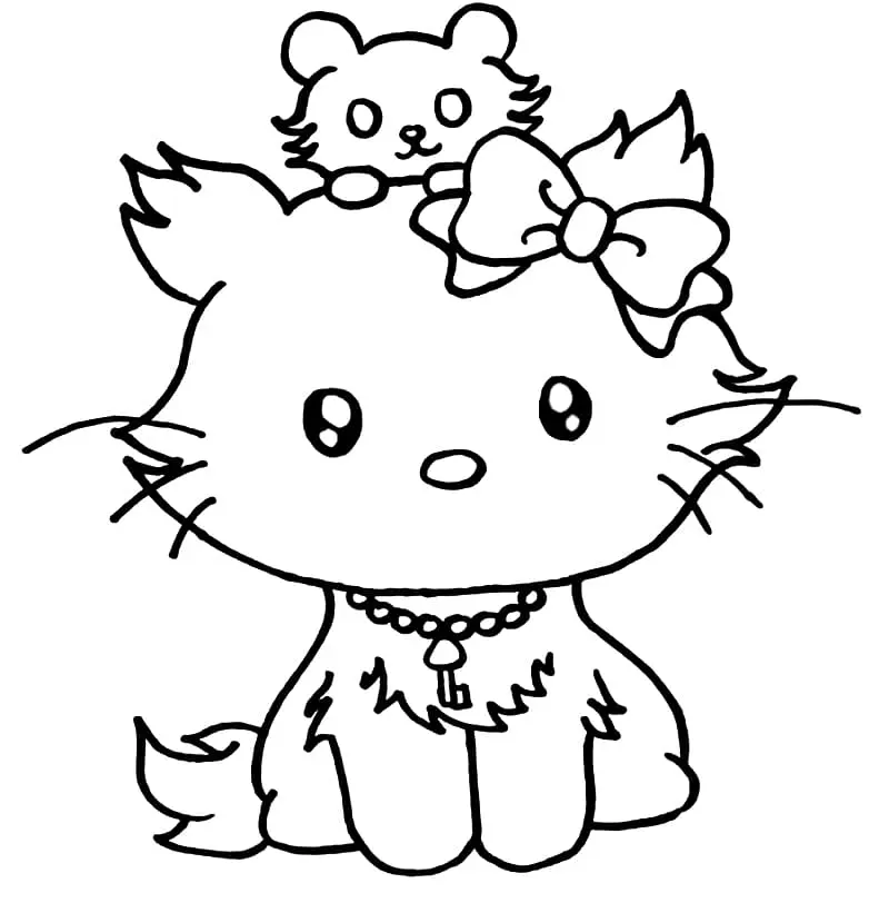 Charmmy Kitty Coloring Pages 14