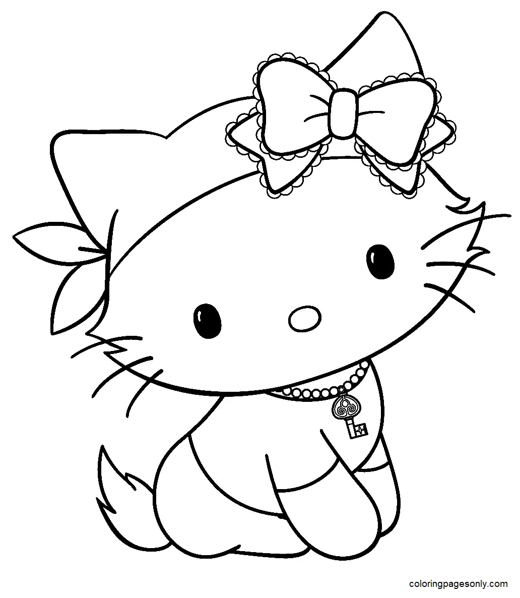 Charmmy Kitty Coloring Pages 15