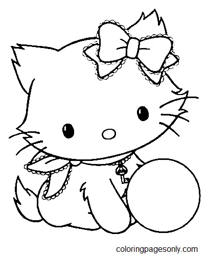 Charmmy Kitty Coloring Pages 16