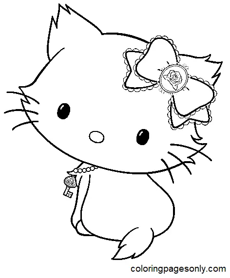 Charmmy Kitty Coloring Pages 18