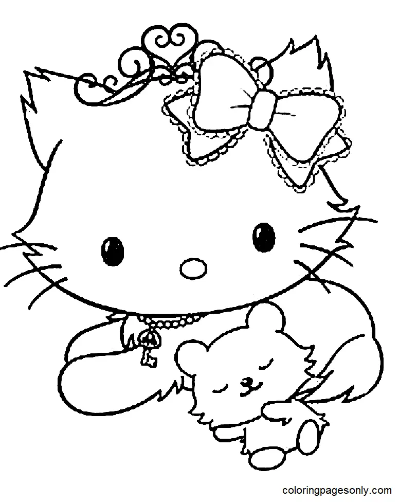 Charmmy Kitty Coloring Pages 19