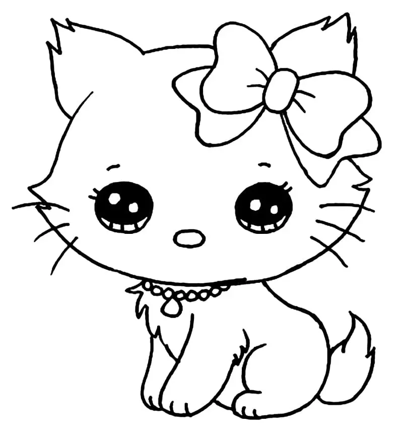 Charmmy Kitty Coloring Pages 2