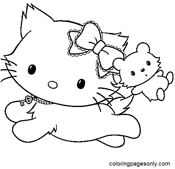 Charmmy Kitty Coloring Pages 21