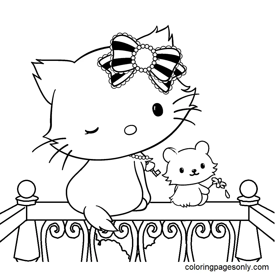 Charmmy Kitty Coloring Pages 22