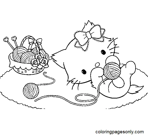 Charmmy Kitty Coloring Pages 23