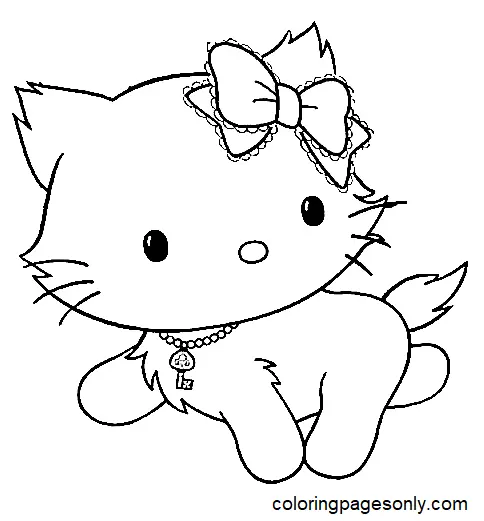 Charmmy Kitty Coloring Pages 24