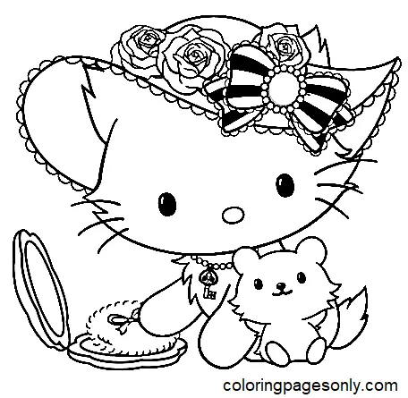 Charmmy Kitty Coloring Pages 25