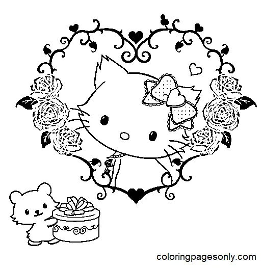 Charmmy Kitty Coloring Pages 27