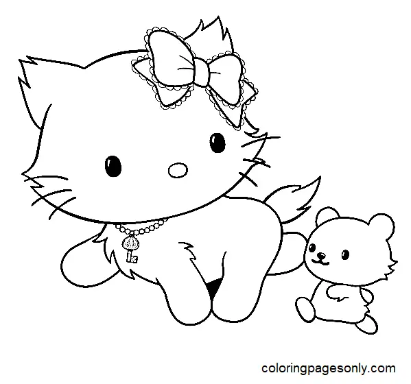 Charmmy Kitty Coloring Pages 29