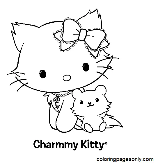 Charmmy Kitty Coloring Pages 30