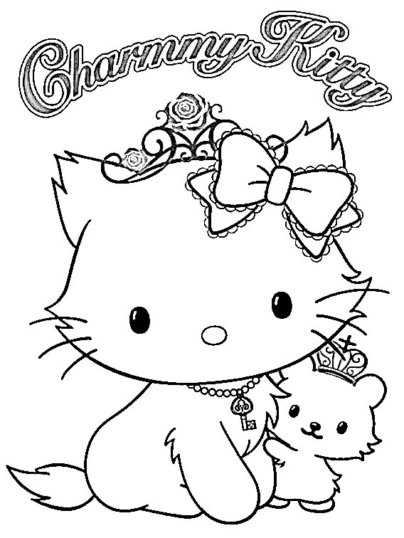 Charmmy Kitty Coloring Pages 31