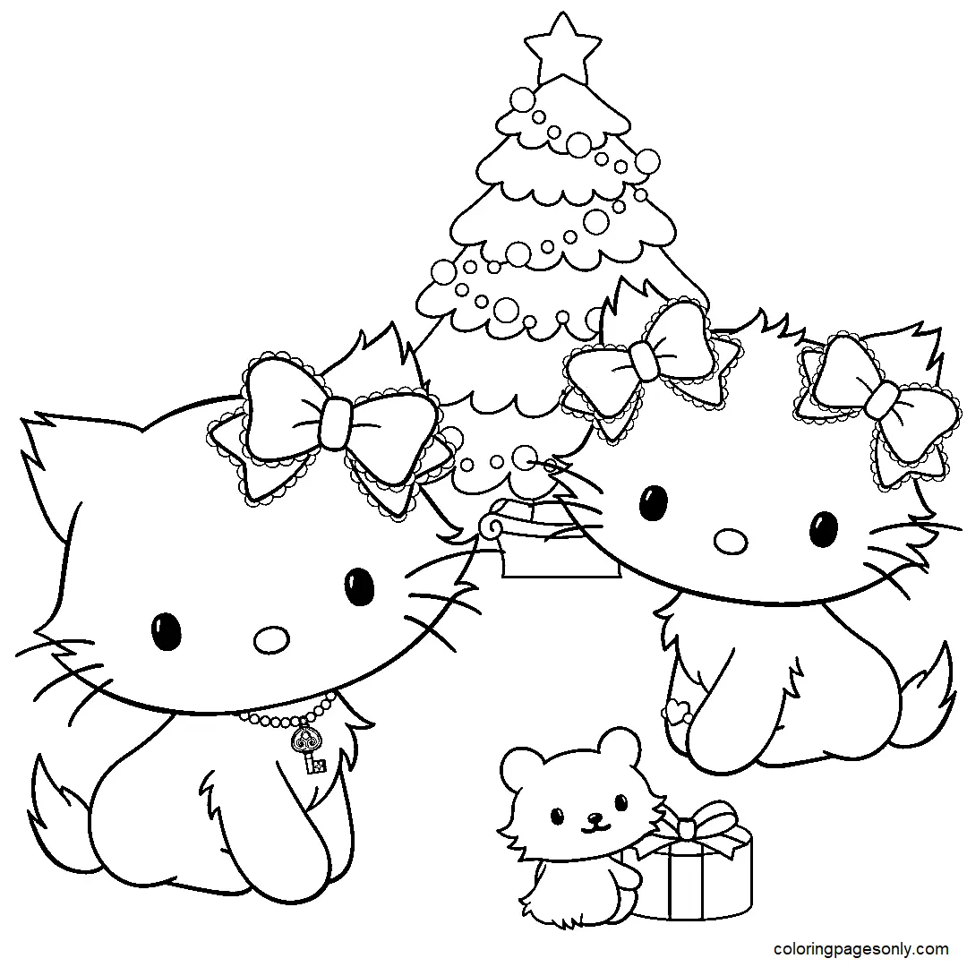 Charmmy Kitty Coloring Pages 4