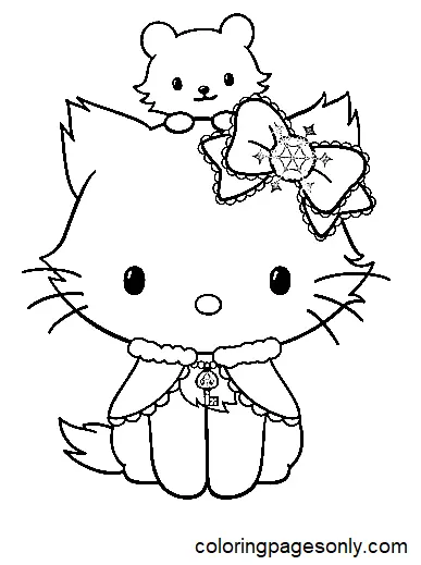 Charmmy Kitty Coloring Pages 5