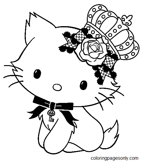 Charmmy Kitty Coloring Pages 9