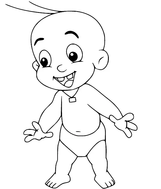 Chhota Bheem Coloring Pages 15