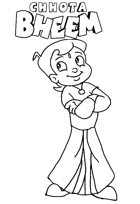 Chhota Bheem Coloring Pages 17