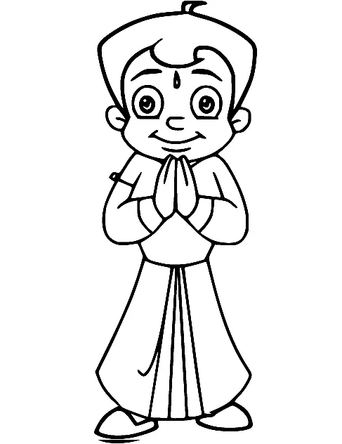 Chhota Bheem Coloring Pages 19