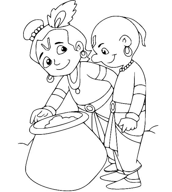 Chhota Bheem Coloring Pages 25