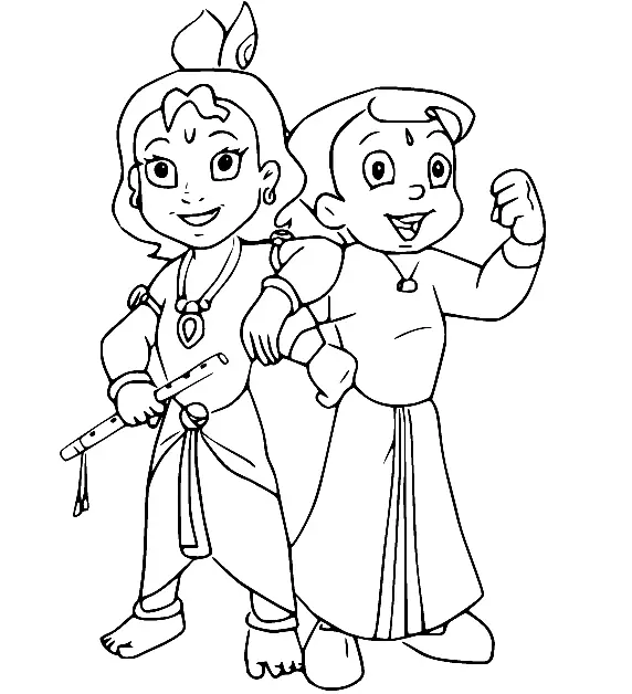 Chhota Bheem Coloring Pages 3