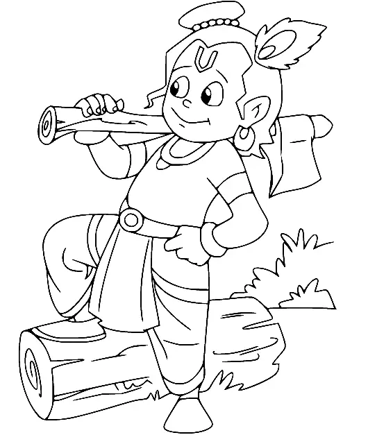 Chhota Bheem Coloring Pages 34
