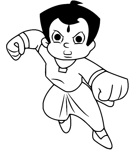 Chhota Bheem Coloring Pages 37