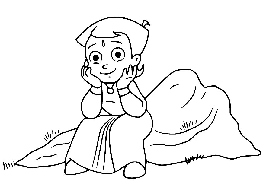 Chhota Bheem Coloring Pages 38